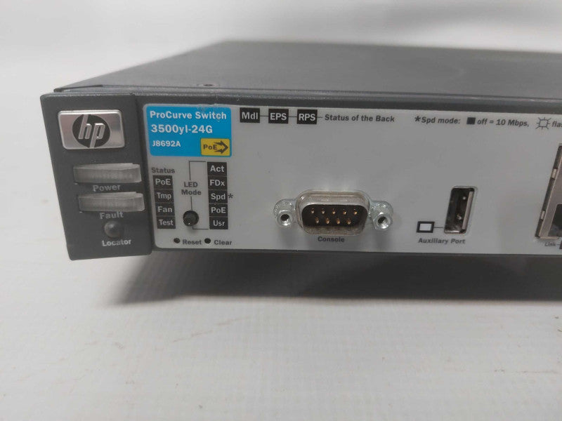 HP ProCurve 3500yl-24G J8692A 24 Port PoE Managed Gigabit Network Switch