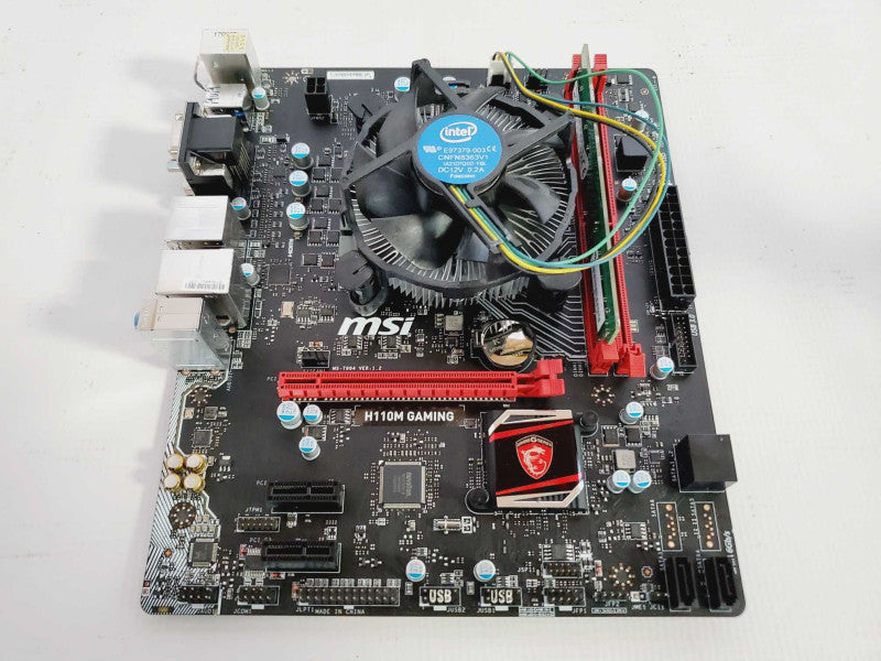 KIT MB MSI H110M Gaming + Intel Core i5-7500 @ 3.4GHz + 8GB DDR4 (
