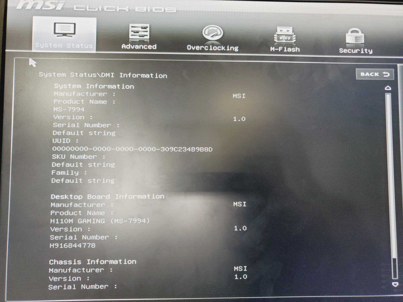 KIT MB MSI H110M Gaming + Intel Core i5-7500 @ 3.4GHz + 8GB DDR4 (