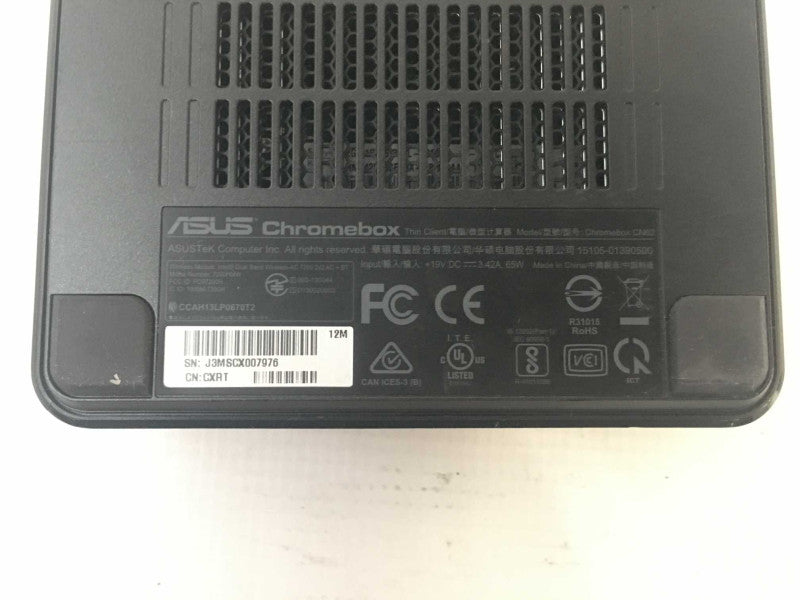 Asus Chromebox CN62 Mini Desktop NO POWER ADAPTER