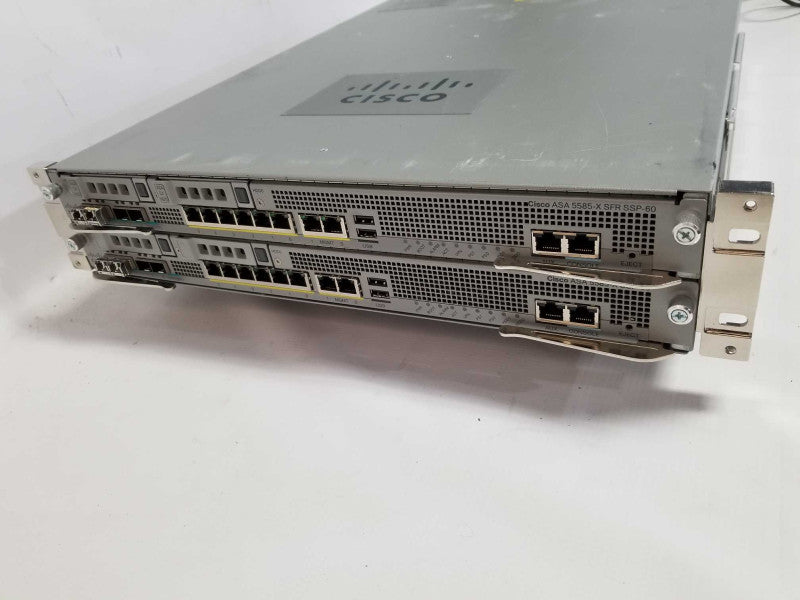 Cisco ASA5585 Adaptive Security Appliance 2 x ASA 5585-X SSP-60 - READ #