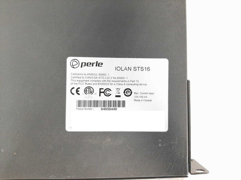 Perle Systems IOLAN STS16 16PT RS232 P/N: 04030440 $