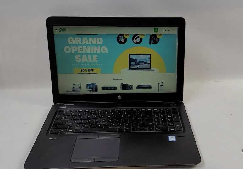HP ZBook 15u G4 I7-7500U @ 2.70 GHz, 24GB DDR4, 1TB SSD