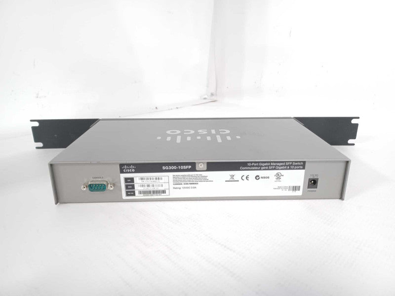 Cisco SG300-10SFP 10-Port Gigabit Managed SFP/Ethernet Switch, READ _