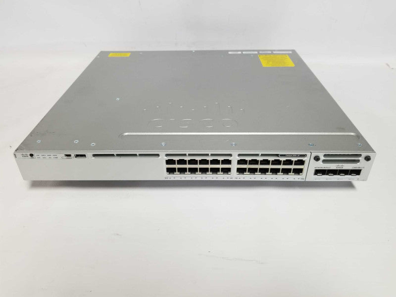 Cisco Catalyst 3850 24-port w/ Dual 350W PSU WS-C3850-24T-S - No Ears #