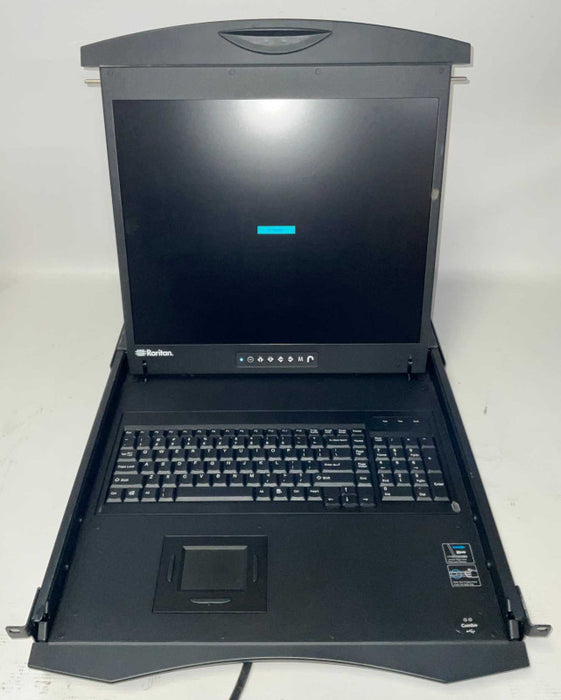 Raritan T1900-LED 19 LCD 1U Drawer KVM Rack Console -