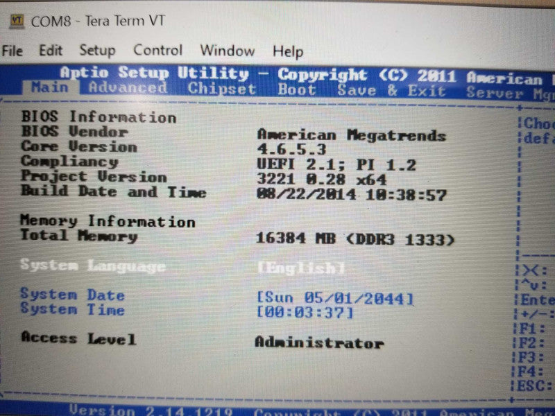 IBM Security XGS 4100 security appliance i3 cpu unknown model / 16gb ram #