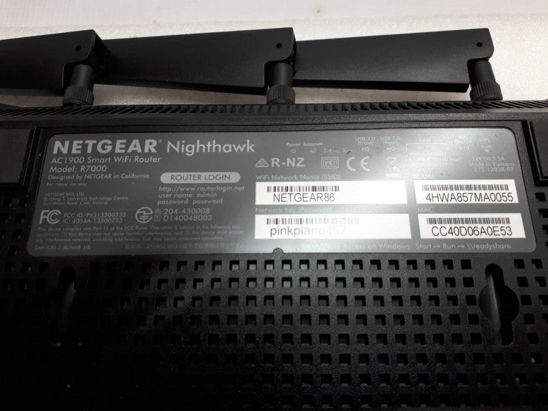NETGEAR Nighthawk Smart Wi-Fi Router (R7000) - AC1900 Q&
