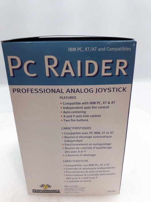 PC Raider Analog Joystick SV 206 in Box &