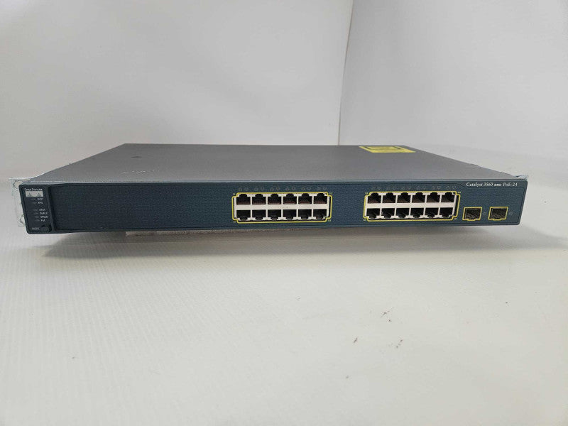 Cisco Catalyst 3560 Series PoE-24 WS-C3560-24PS-S 24-Port Switch Q)