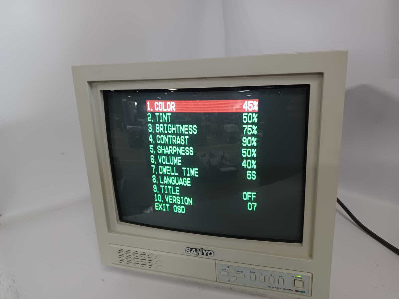 SANYO VMC-8614F COLOR VIDEO MONITOR _