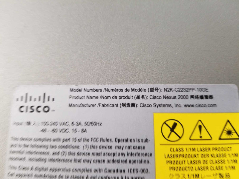 Cisco NEXUS 2232PP 10GE Fabric Extender  Q#