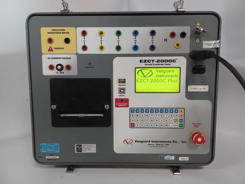 vanguard instruments EZCT-2000C Plus current transformer tester _