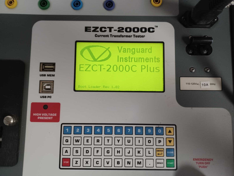 vanguard instruments EZCT-2000C Plus current transformer tester _