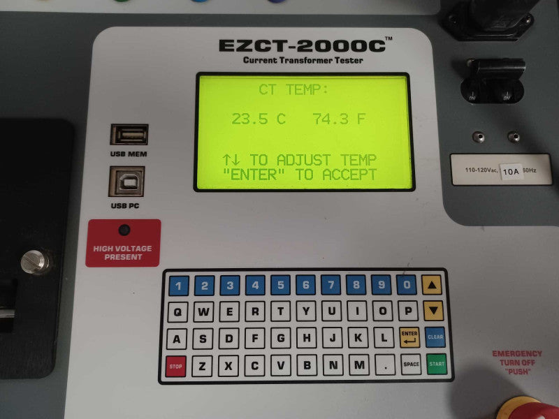 vanguard instruments EZCT-2000C Plus current transformer tester _