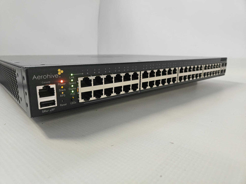 Aerohive AH-SR2148P SR2148P 48-Port managed Gigabit PoE+ Switch 4 x 10 GE SFP )