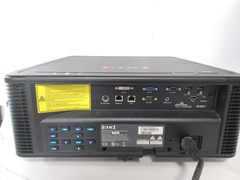 EIKI EK-620U Projector  WUXGA Large Venue Projector, 709 Lamp Hours, Read _