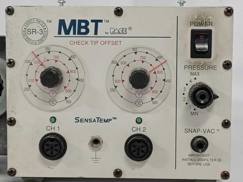 Pace MBT SensaTemp SR3 Soldering/Desoldering Station, Read _