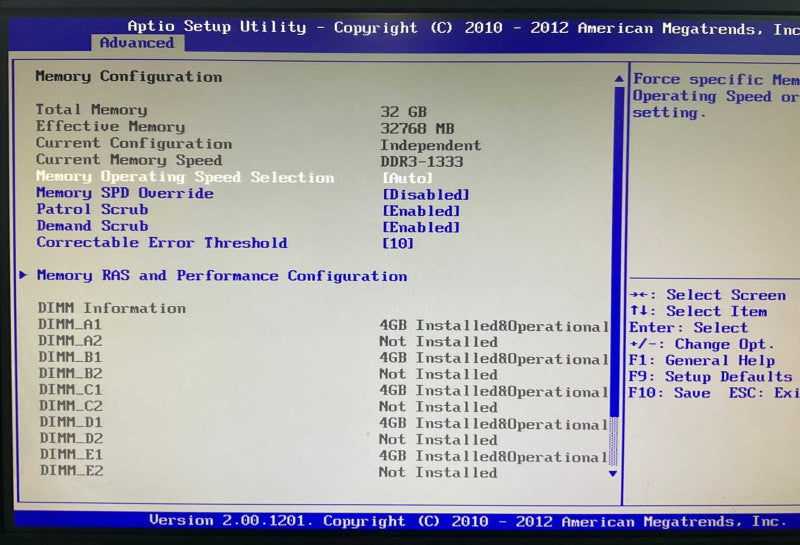 EMC KYBFP 2x Intel Xeon E5-2658 @2.1GHz 32GB RAM  -