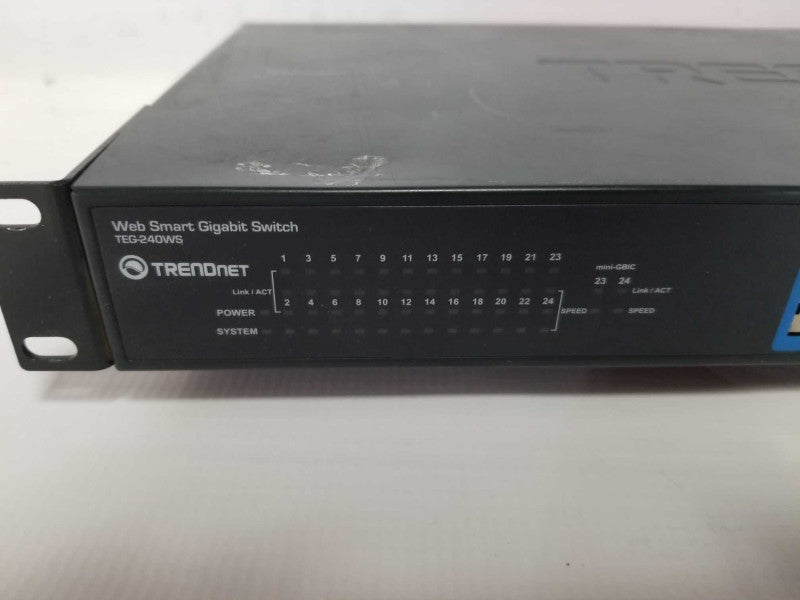 Trendnet Web smart gigabit switch TEG-240WS - Reset #