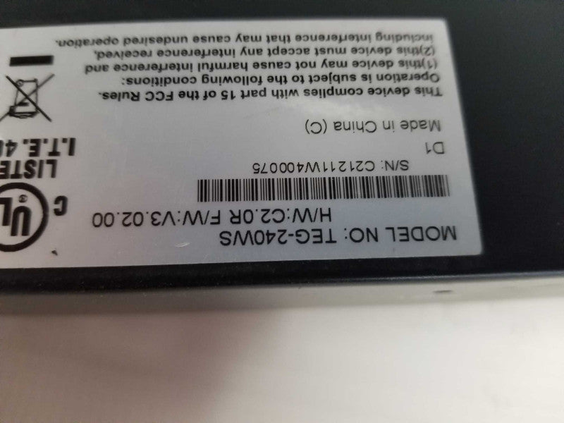 Trendnet Web smart gigabit switch TEG-240WS - Reset #