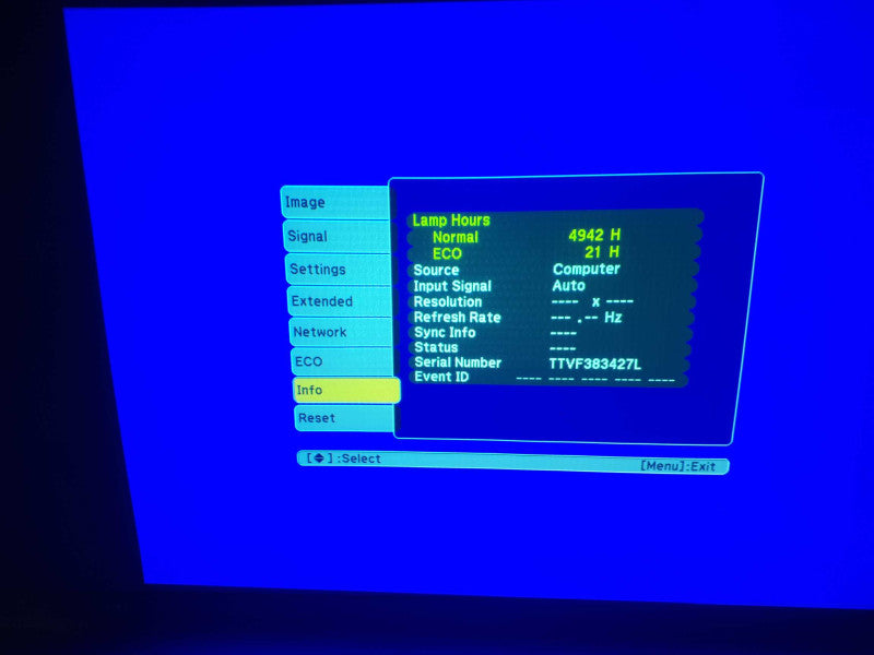 Epson H551A Wireless XGA 3LCD Projector - Black - 3000 Lumens HDMI &