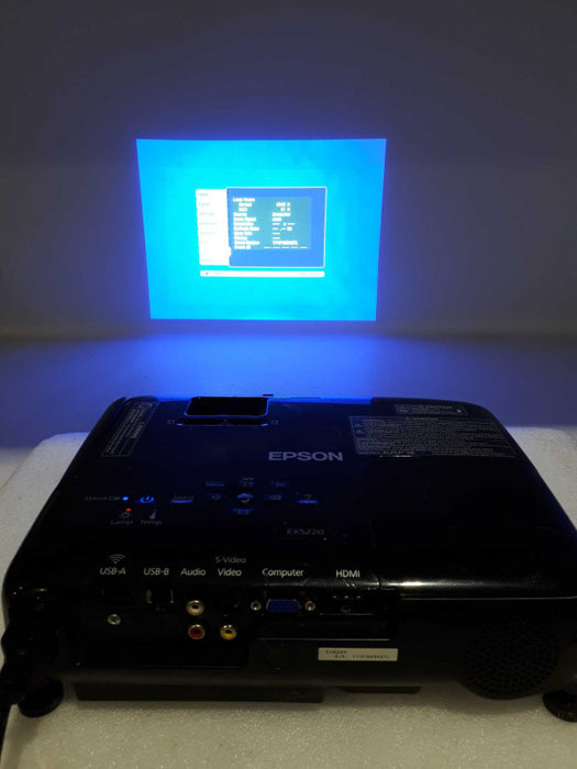 Epson H551A Wireless XGA 3LCD Projector - Black - 3000 Lumens HDMI &