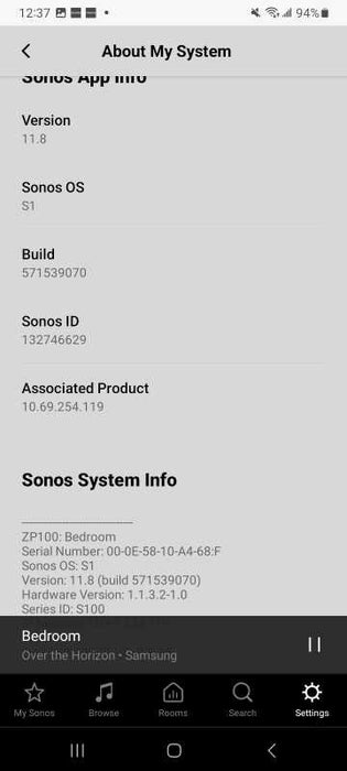 Sonos Digital Music System ZonePlayer ZP100 _