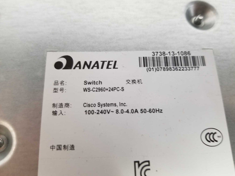 Cisco Catalyst 2960+ Series SI poE WS-C2960+24PC-S - Factory Reset #