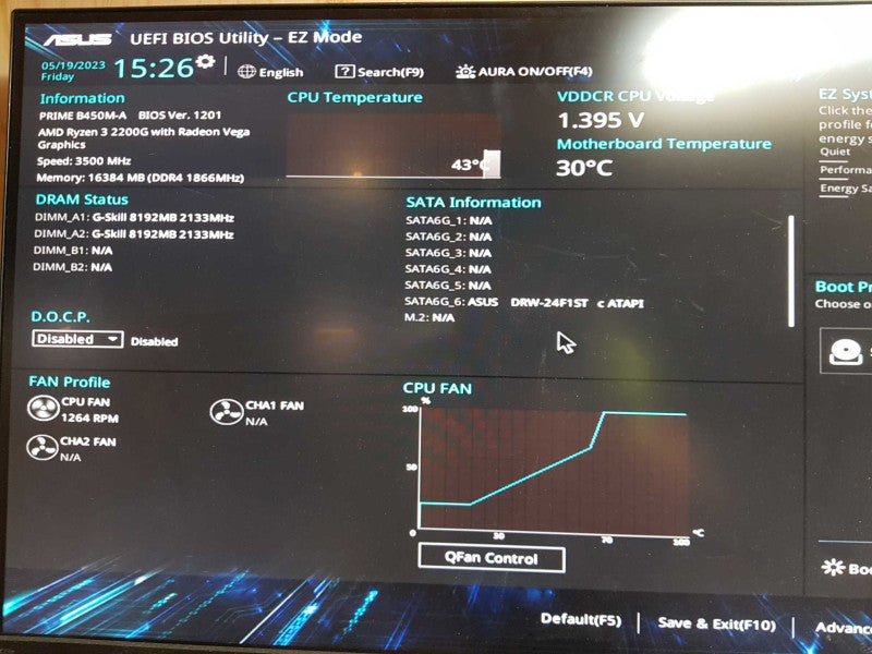 Custom PC - AMD Ryzen 3 2200G @ 3.5 GHZ, 16GB DDR4, GTX 970 4GB