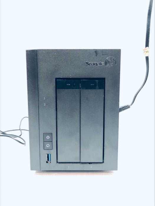 Seagate Business Storage 2-Bay NAS Model SRN02D NO HD No Power Cable  :