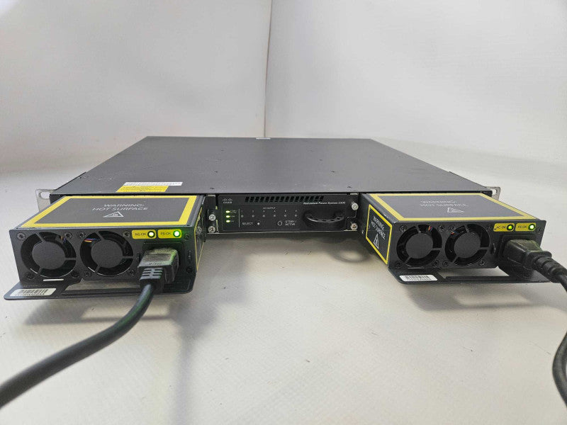 Cisco Redundant Power System 2300 PWR-RPS2300 w/ 2X C3K-PWR-750WAC 750W PSU )