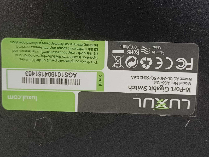Luxul AGS-1016 16 -Port Gigabit Switch _
