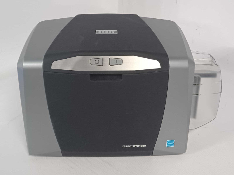 Fargo DTC1000 Plastic Card Monochrome Printer Power Tested Only _