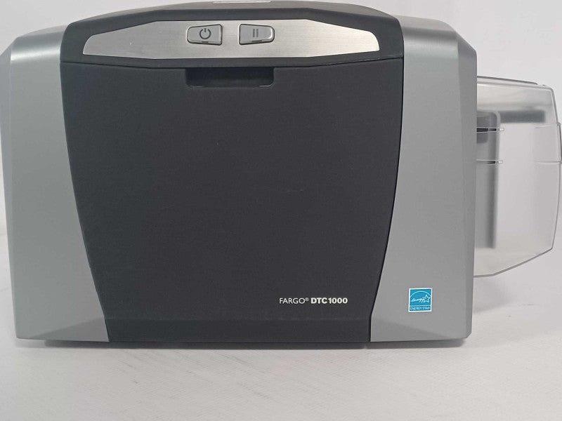 Fargo DTC1000 Plastic Card Monochrome Printer Power Tested Only _