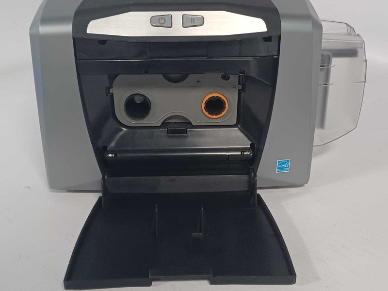 Fargo DTC1000 Plastic Card Monochrome Printer Power Tested Only _