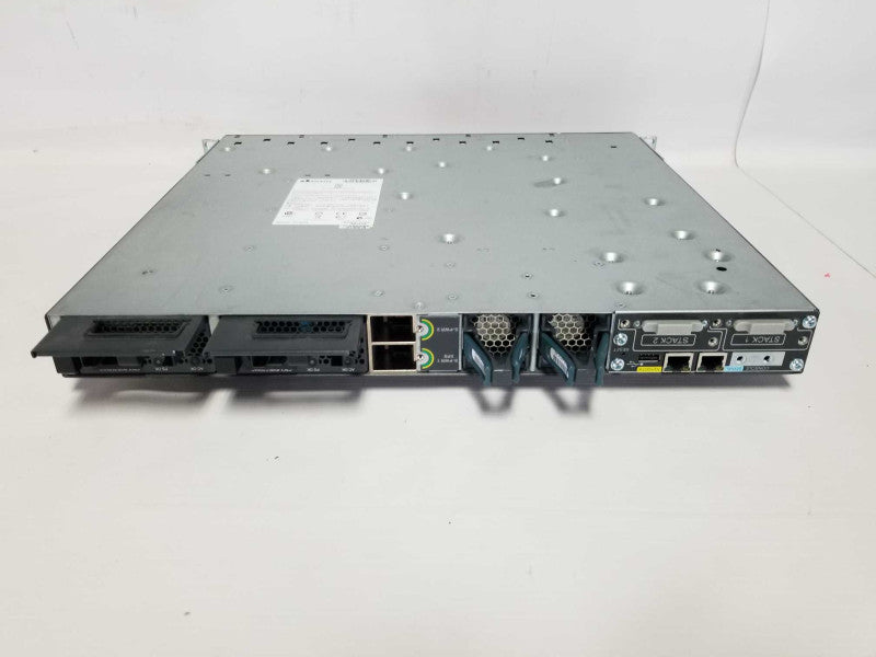 Cisco Catalyst 3750-X Series WS-C3750X-48T-L C3LX-NM-10G Module / FACT RESET #