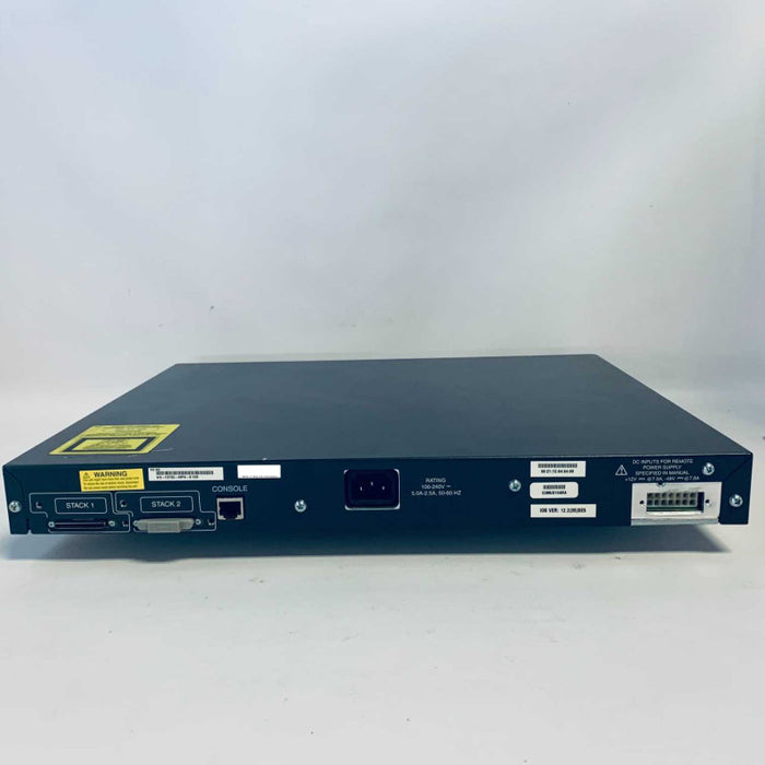 Cisco Catalyst 3750 Series WS-C3750-48PS-S V06 PoE-48 Port Ethernet Switch Q=