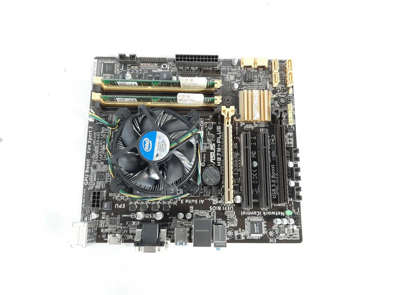 Asus H87M-PLUS with i3-4130, 8GB DDR3 READ Q$