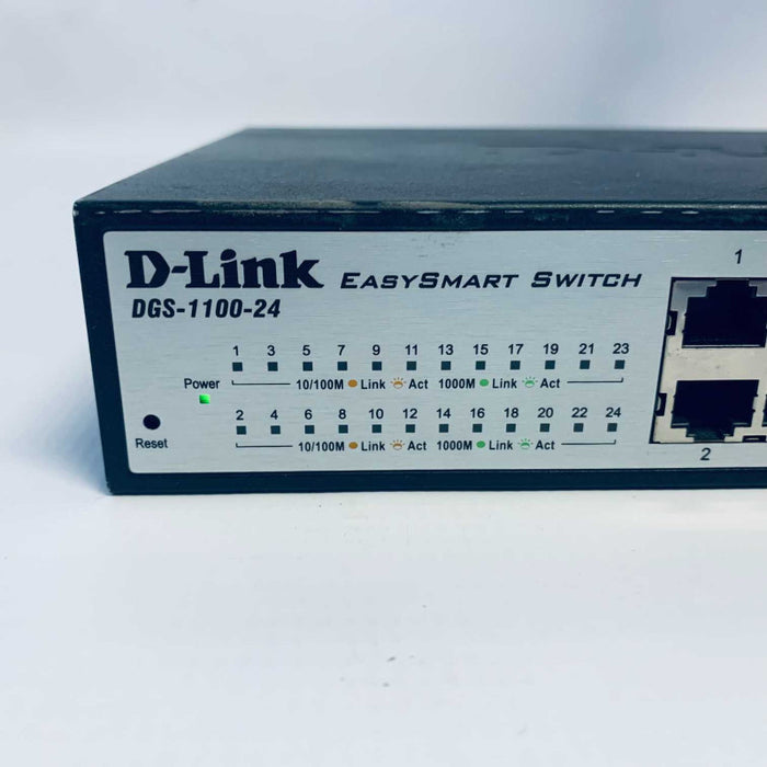 D-Link DGS-1100-24 24-Port Gigabit EasySmart Metal Rackmount Switch  =