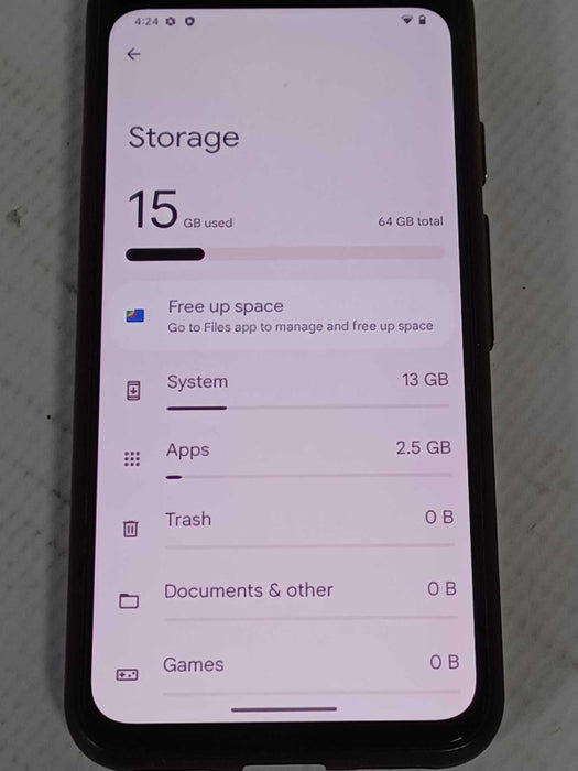 Google Pixel 4 64GB, Unlocked, Factory reset _