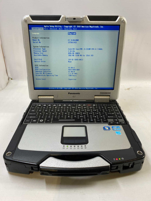 Panasonic TOUGHBOOK CF-31 i5-2520M 4GB RAM 320GB HDD