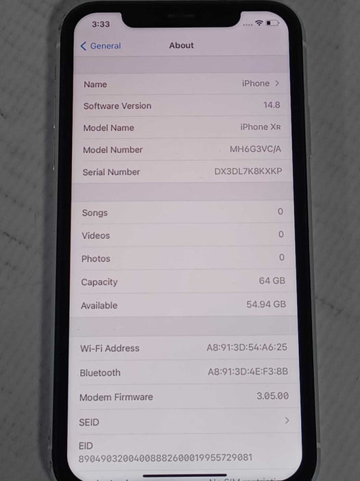 Apple iPhone Xr 64GB UNLOCKED, Read _