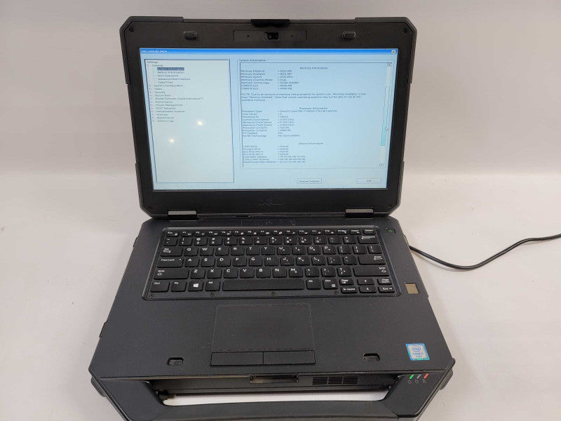 Dell Rugged Latitude 5414 i7-6600U @ 2.60GHz, 8GB DDR4, NO HDD, **READ