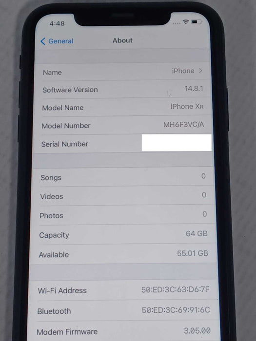 Apple iPhone Xr 64GB UNLOCKED Black, Read _