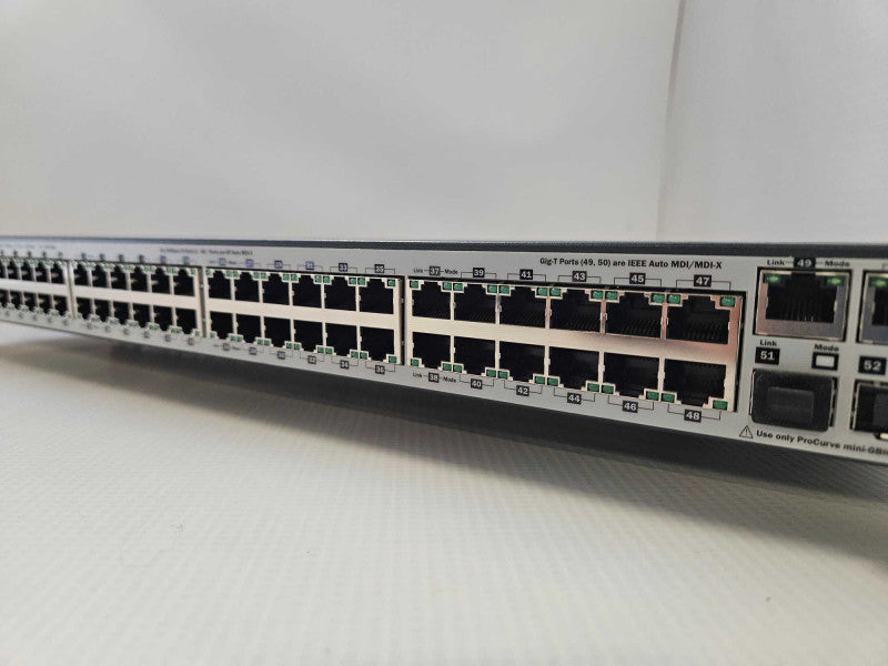 HP Procurve 2510-48 J9020A 48 Port Gigabit Network Switch )