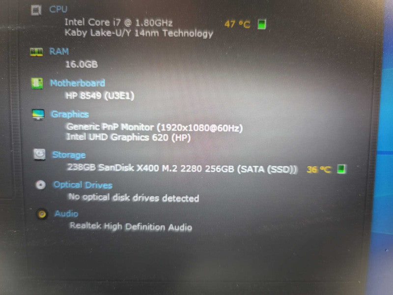 HP EliteBook 840 G6 i7-8565, 16GB DDR4, 256GB SSD