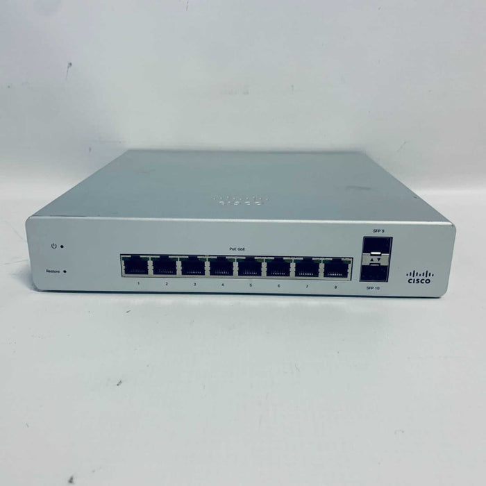 Unclaimed Cisco Meraki MS220-8P Cloud Managed Switch 8-Port Gigabit PoE 8x 1G =