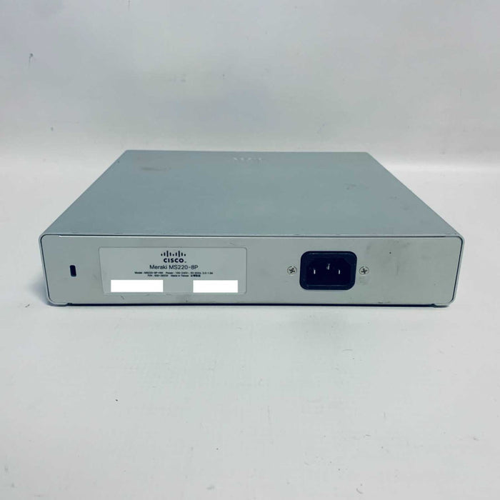 Unclaimed Cisco Meraki MS220-8P Cloud Managed Switch 8-Port Gigabit PoE 8x 1G =