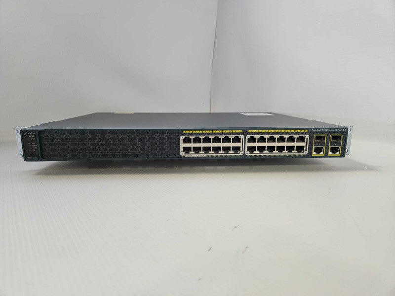 Cisco Catalyst 2960 series 24 Port PoE Ethernet Switch WS-C2960-24PC-S V06 )